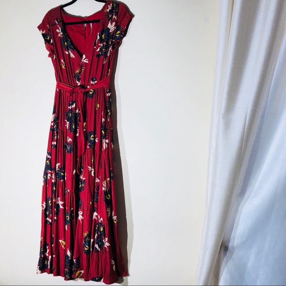 New FREE PEOPLE Floral Printed Maxi Dress NWT - Picture 5 of 8
